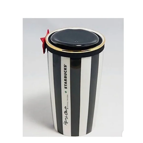 LIMITED EDITION Starbucks + Alice & Olivia 'Stace Face' 12 Oz. Ceramic Mug - Picture 5 of 8